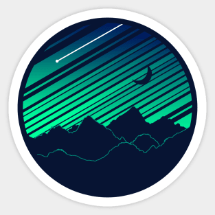 The Northern Lights Sticker